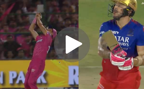 [Watch] Chahal & RR Pain Continues As Boult Drops The 'Easiest Catch' To Faf Du Plessis Let Go
